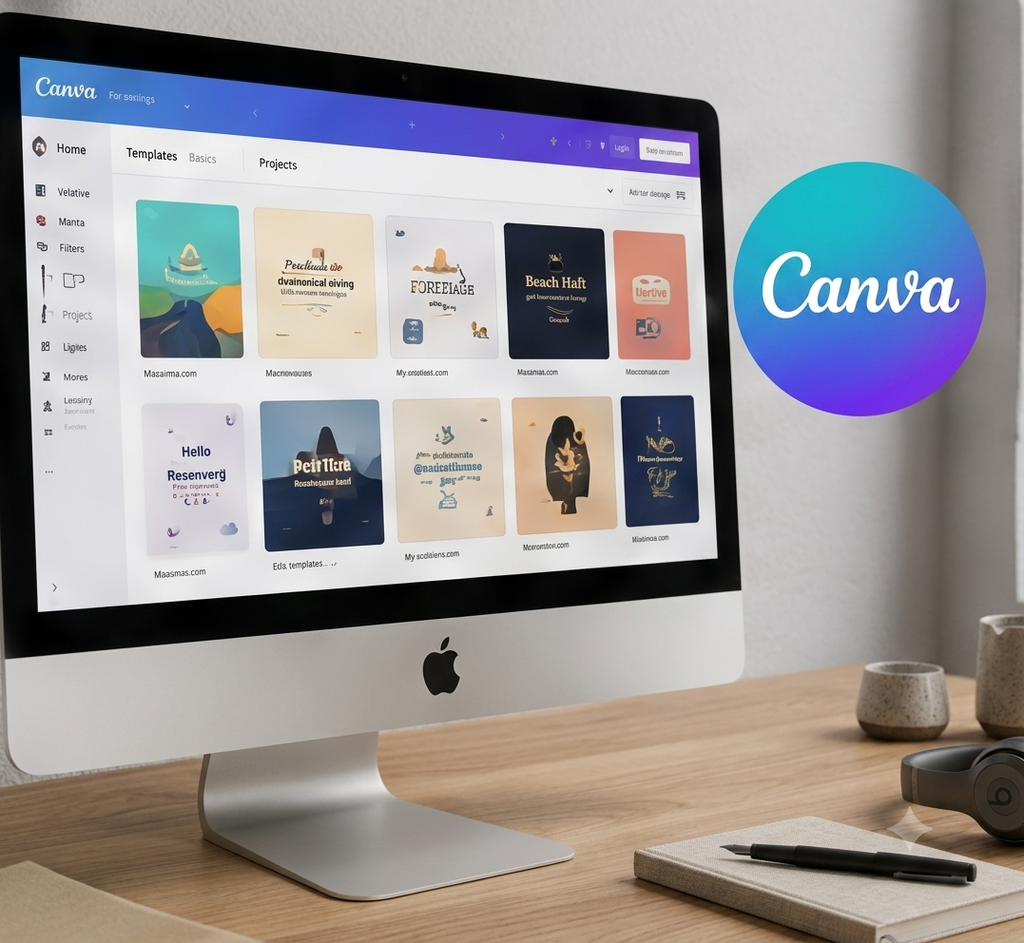 Canva Social Media Template Bundle (100 Posts)